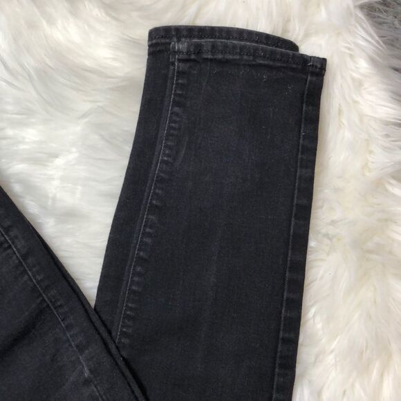 Old Navy Black Rock Star Hi Rise Boot Cut Jeans 8 - Picture 3 of 16